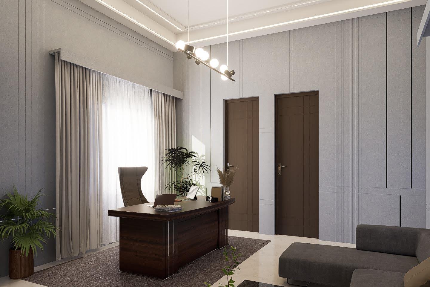 Principal's office desk alternate view